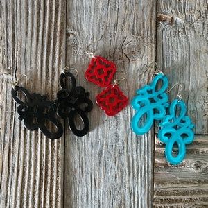 Acrylic Laser Cut Earrings